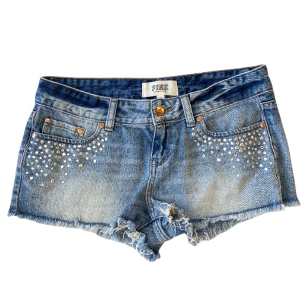 Victoria’s Secret Pink Rhinestone Cutoff Shorts